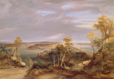 Sydney and Botany Bay from the North Shore, 1840 by Conrad Martens